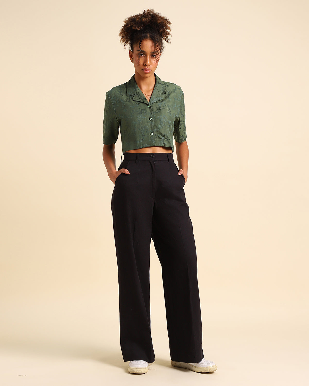 Black Eco - Friendly Baggy Pants