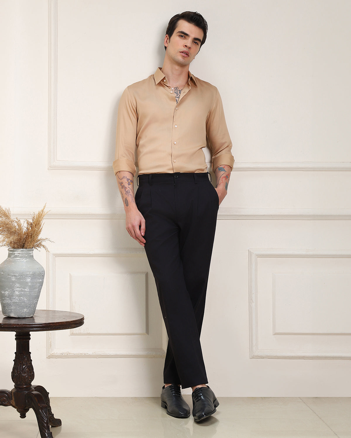 Organic And Sustainable Classic Champagne Lenzing Shirt