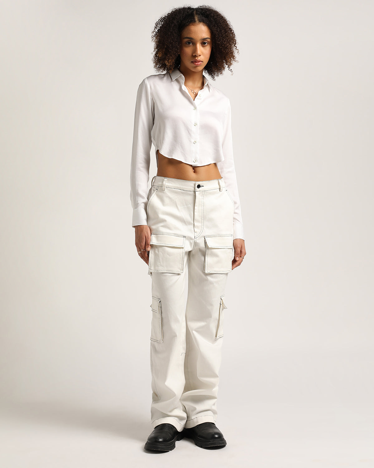 Stretchable Utility Top Stitch Cargo