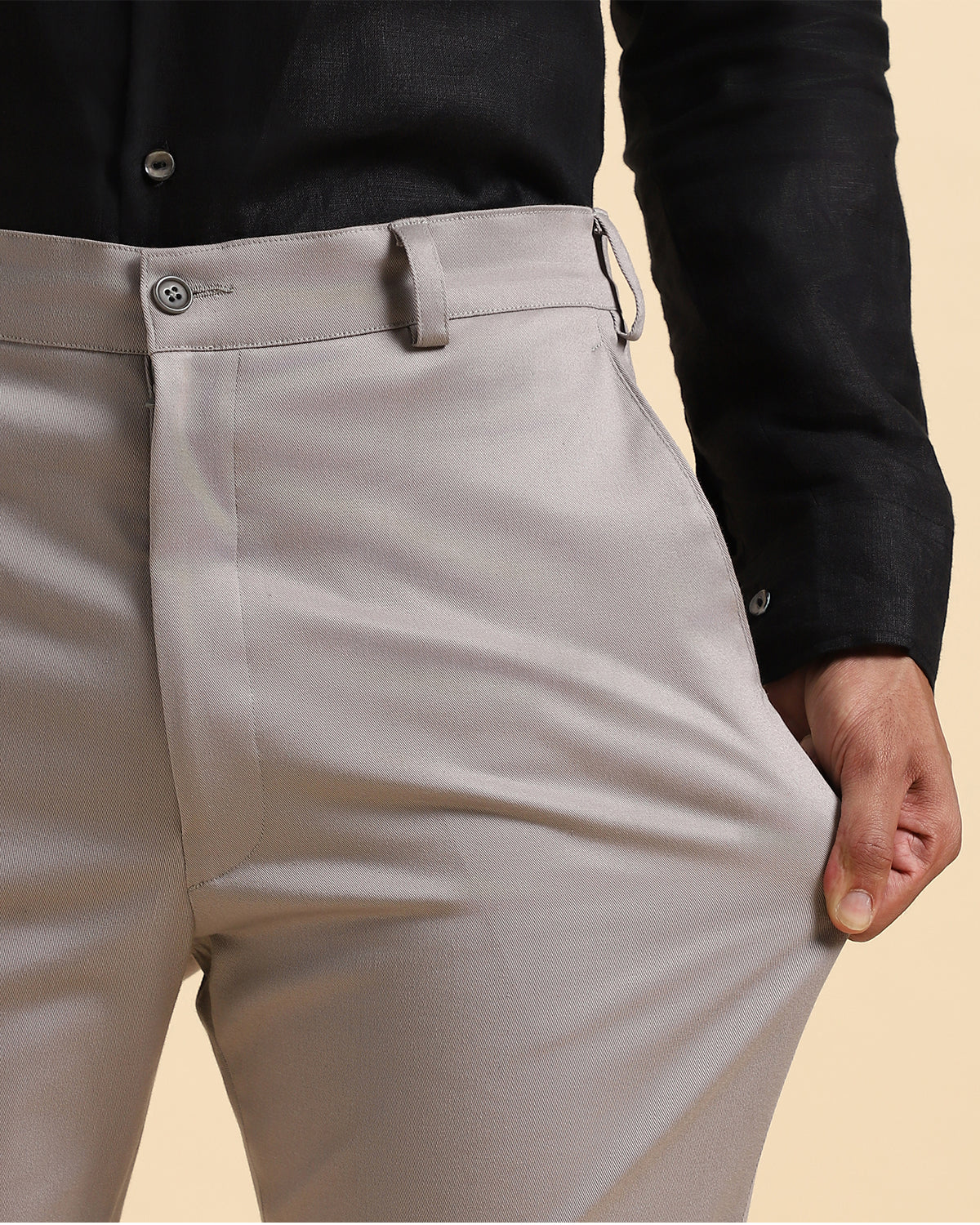 Eco-Friendly Grey Organic Cotton Stretchable Pants