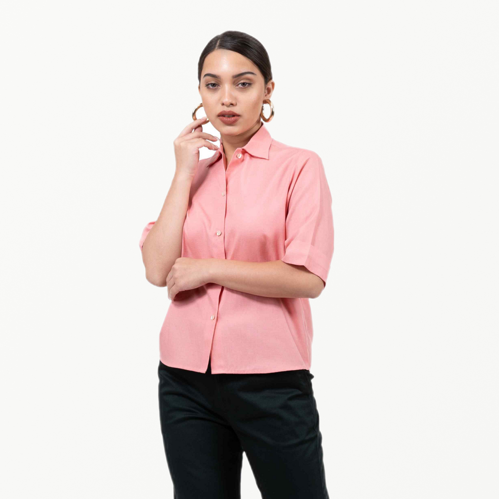 Light Pink Short Sleeve Shirt