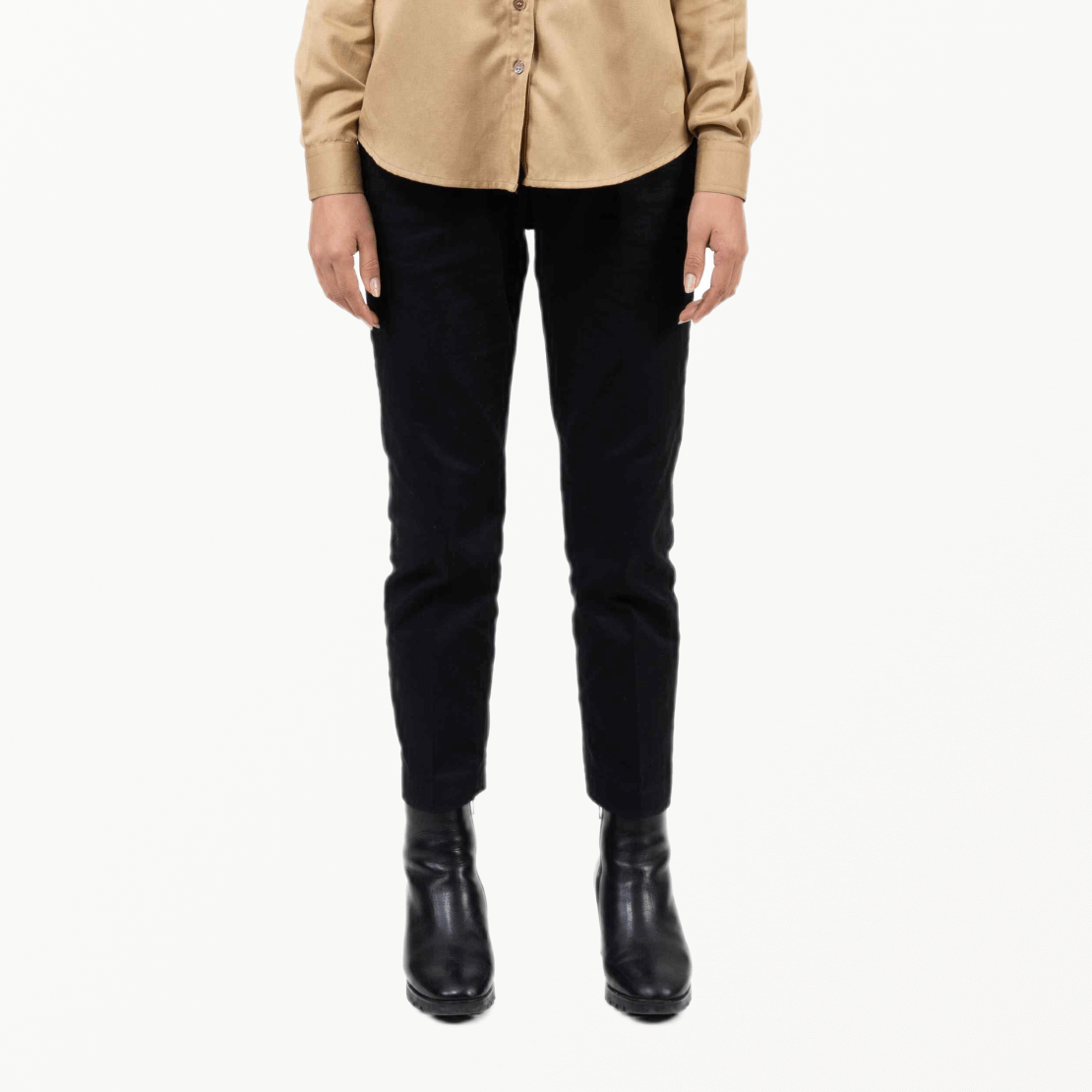 Black Classic Slim Fit Sustainable Power Trouser