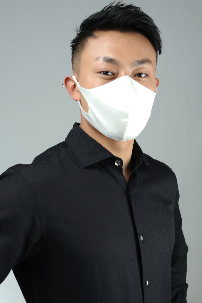 Basic Sustainable Organic Cotton Mask Black